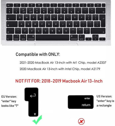 Keyboard Protector for MacBook Air 13" (M1, 2020) - EU Layout — Moarmouz