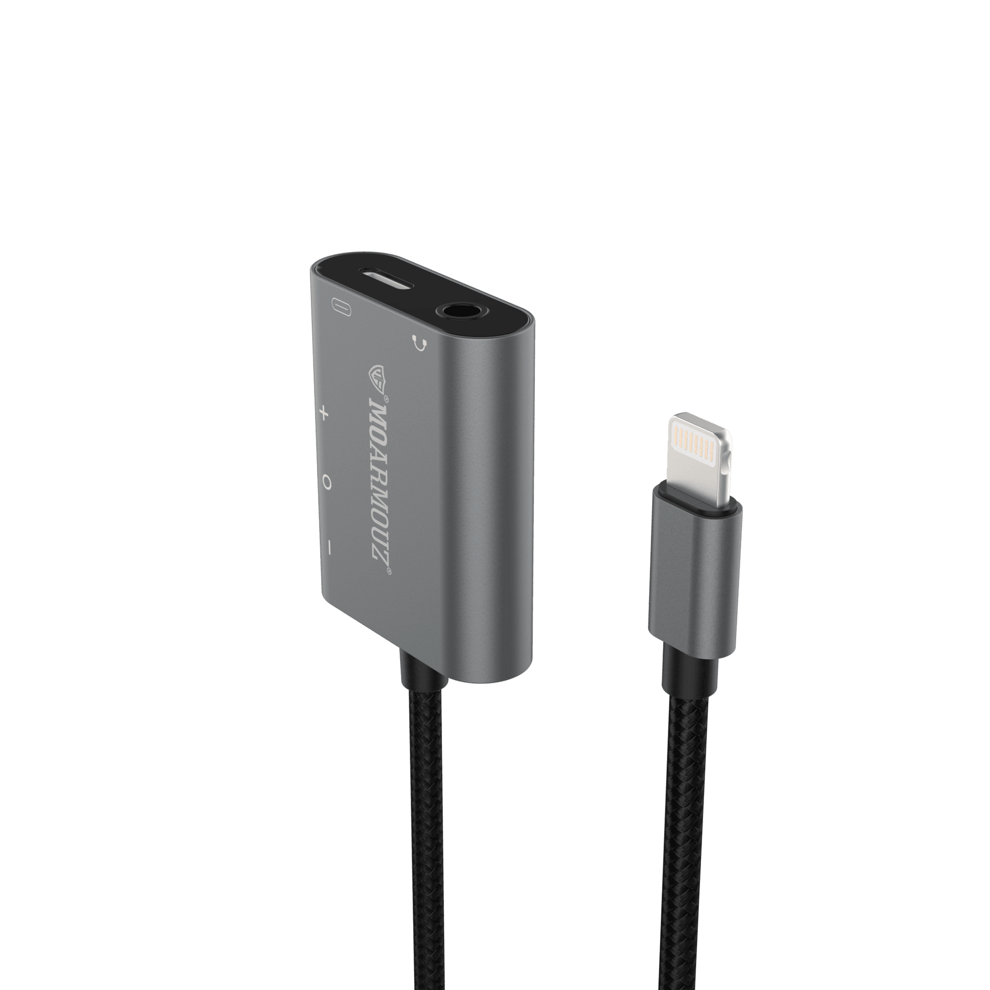MoArmouz - Lightning to 3.5mm Audio & Charge Adapter MFI Certified