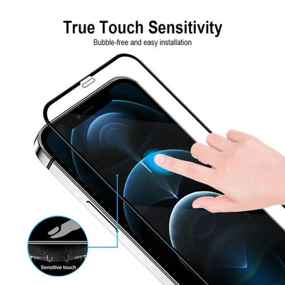 Curved Tempered Glass Screen Protector for iPhone 12 / 12 Pro — Moarmouz