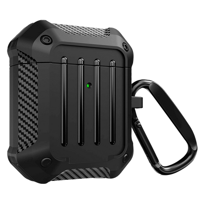 MoArmouz - AirPods 2 Rugged Shockproof Case with Keychain