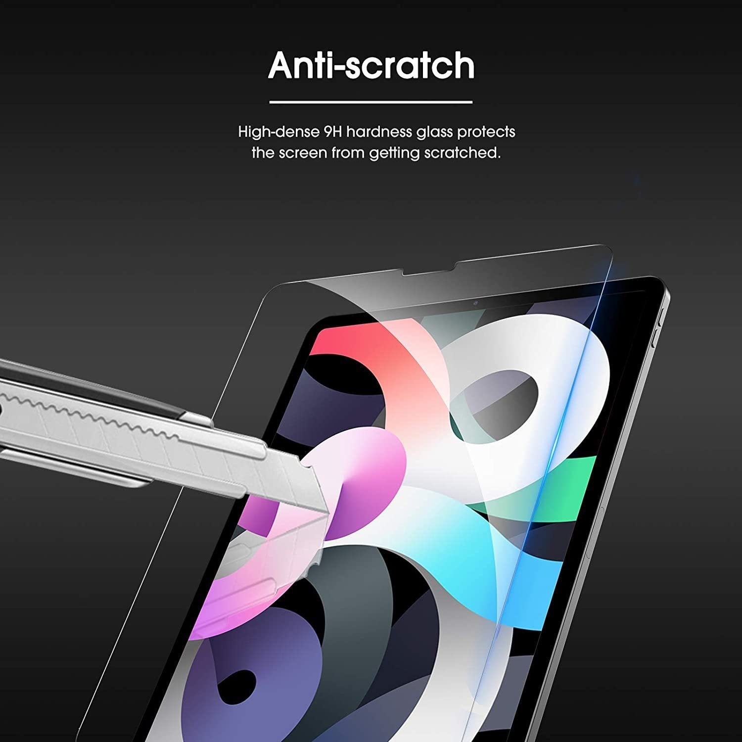 MoArmouz - Tempered Glass Screen Protector for iPad Air 10.9" (5th Gen/4th Gen)