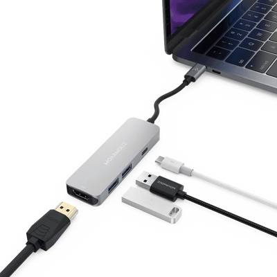 MoArmouz - Type C (USB-C) 4 in 1 Multiport HDMI Hub