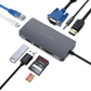 MoArmouz - Type C (USB-C) 9 in 1 Dual Display VGA Hub