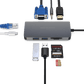 MoArmouz - Type C (USB-C) 9 in 1 Dual Display VGA Hub