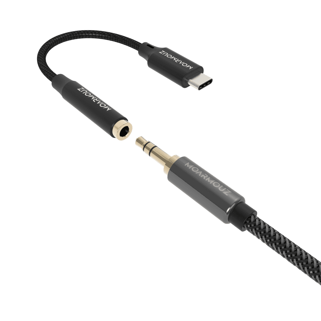 MoArmouz - USB 3.1 Type-C to Digital 3.5mm Aux Adapter with DAC