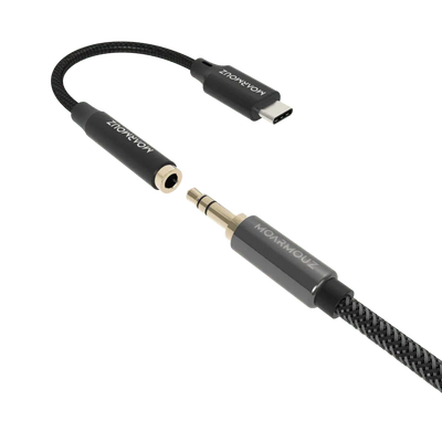 MoArmouz - USB 3.1 Type-C to Digital 3.5mm Aux Adapter with DAC