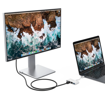 MoArmouz - Type C (USB-C) 4 in 1 Gigabit 4K HDMI Hub