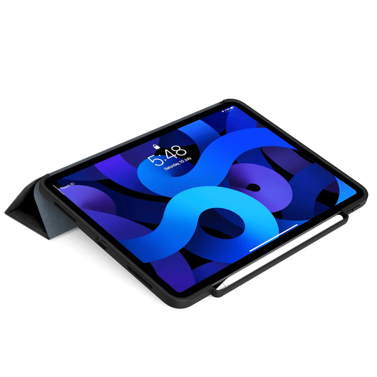 MoArmouz - Folio Smart Cover for iPad Air (5th Gen/4th Gen), 10.9" [Apple Pencil Pair & Charge Supported]