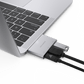 MoArmouz - Type C (USB-C) 3 in 2 Multiport 4K HDMI Hub