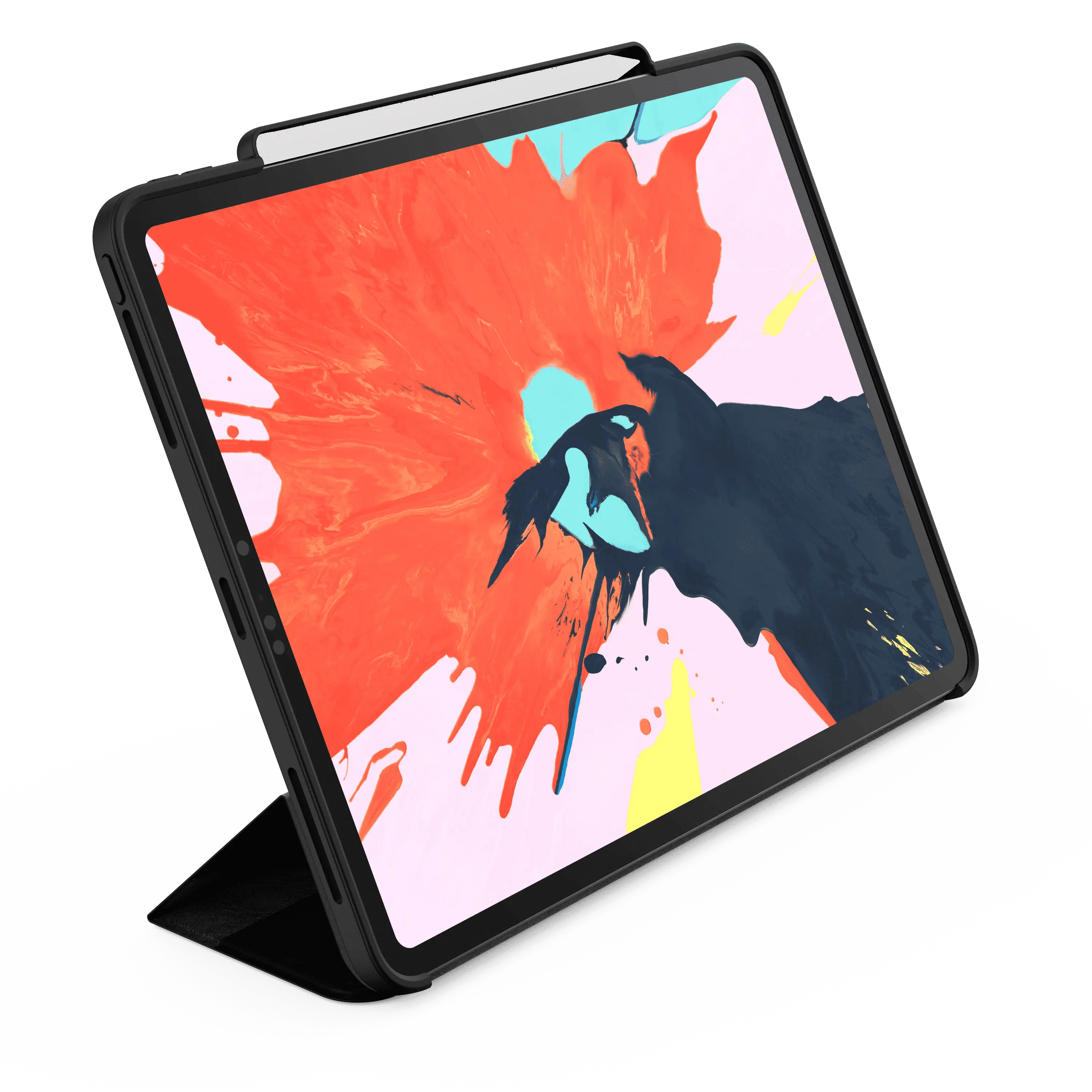 MoArmouz - Folio Smart Cover for iPad Pro 12.9-inch (2018) [Support Apple Pencil Charging]