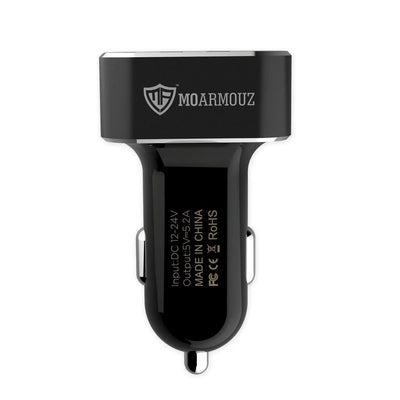 Car Charger 3 Port w/ Smart Charge 5.2A/26W — Moarmouz