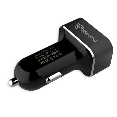 Car Charger 3 Port w/ Smart Charge 5.2A/26W — Moarmouz