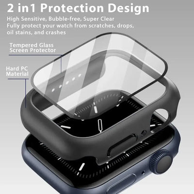 Case with Screen Protector for Apple Watch Series 7 (45mm & 41mm) — Moarmouz