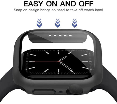 Case with Screen Protector for Apple Watch Series 8 (45mm & 41mm) — Moarmouz