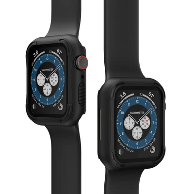 Rugged Armor Case with Tempered Glass Screen Protector for Apple Watch Series 6/5/4 & SE (44mm & 40mm) — Moarmouz