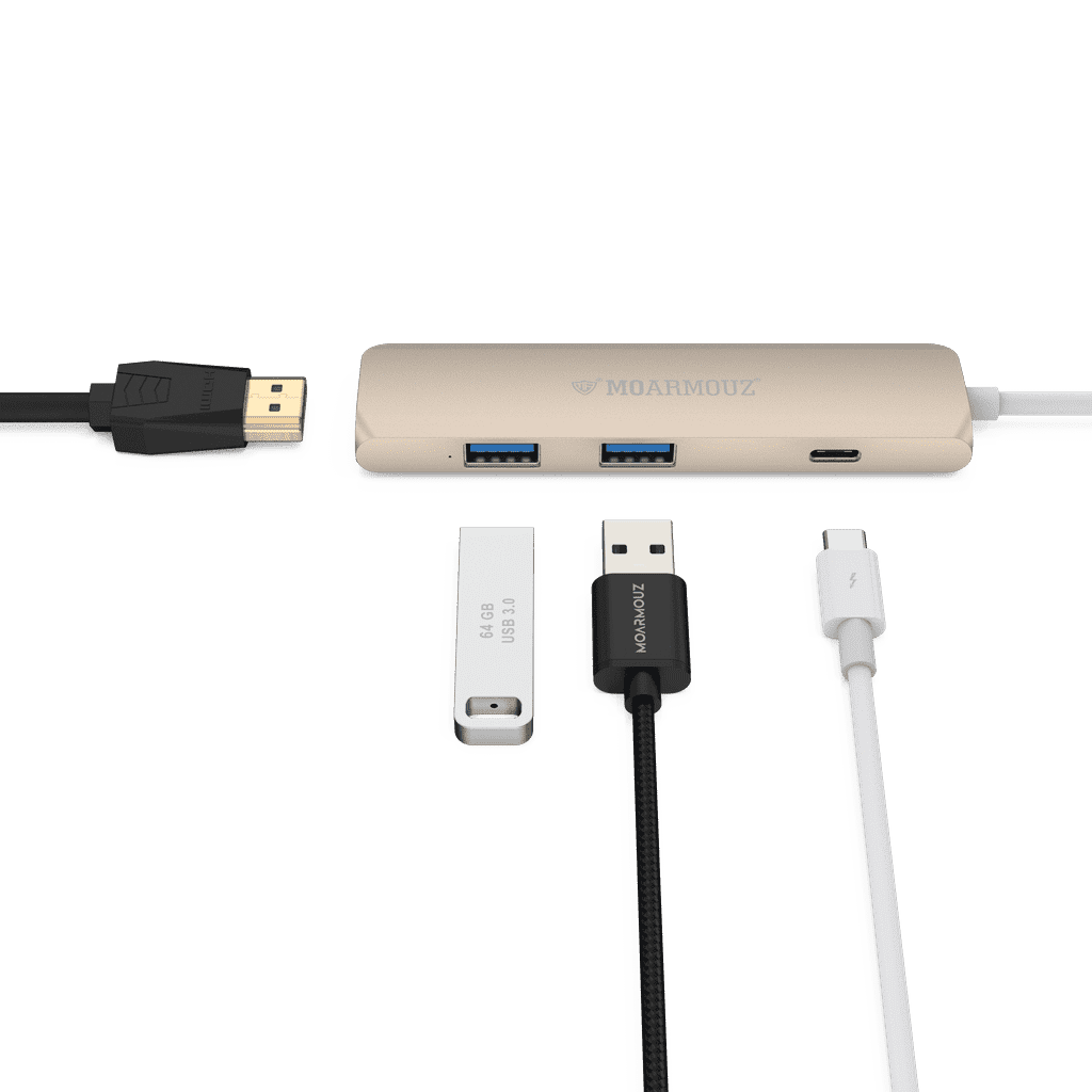 Micro Connectors, Inc USB-C to HDMI/USB A 3.0/USB-C Multiport