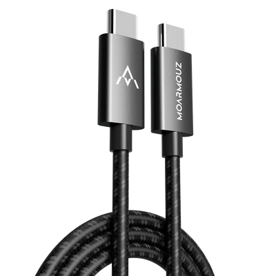 USB4 Gen3 USB-C Cable — 100W Charging, 8K Video, 40Gbps Data — Moarmouz