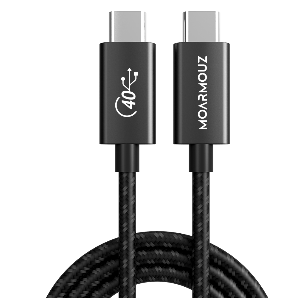 MoArmouz - USB4.0 Gen3 USB-C Cable | 100W Charging, 8k Video, 40Gbps Data