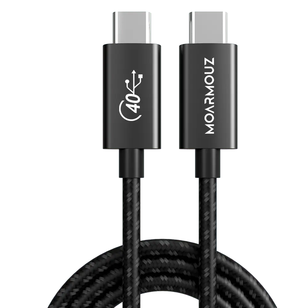 USB4 Gen3 USB-C Cable  100W Charging, 8k Video, 40Gbps Data – Moarmouz