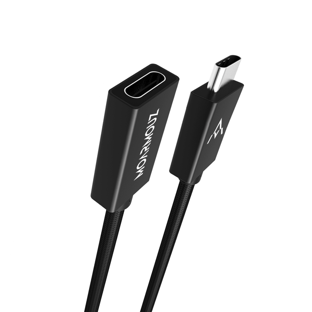 MoArmouz - USB-C 3.2 Gen 2 to Type-C Extension Cable with 4K@60Hz, 100W Power Delivery and 10Gbps Data