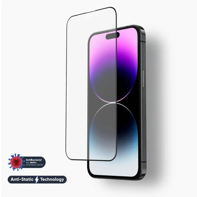 Curved Anti-Static Tempered Glass Screen Protector for iPhone 14 Pro Max — Moarmouz