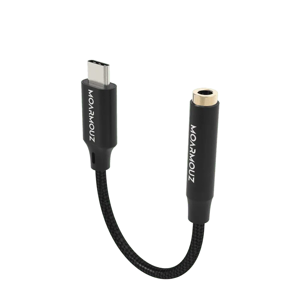 MoArmouz - USB 3.1 Type-C to Digital 3.5mm Aux Adapter with DAC