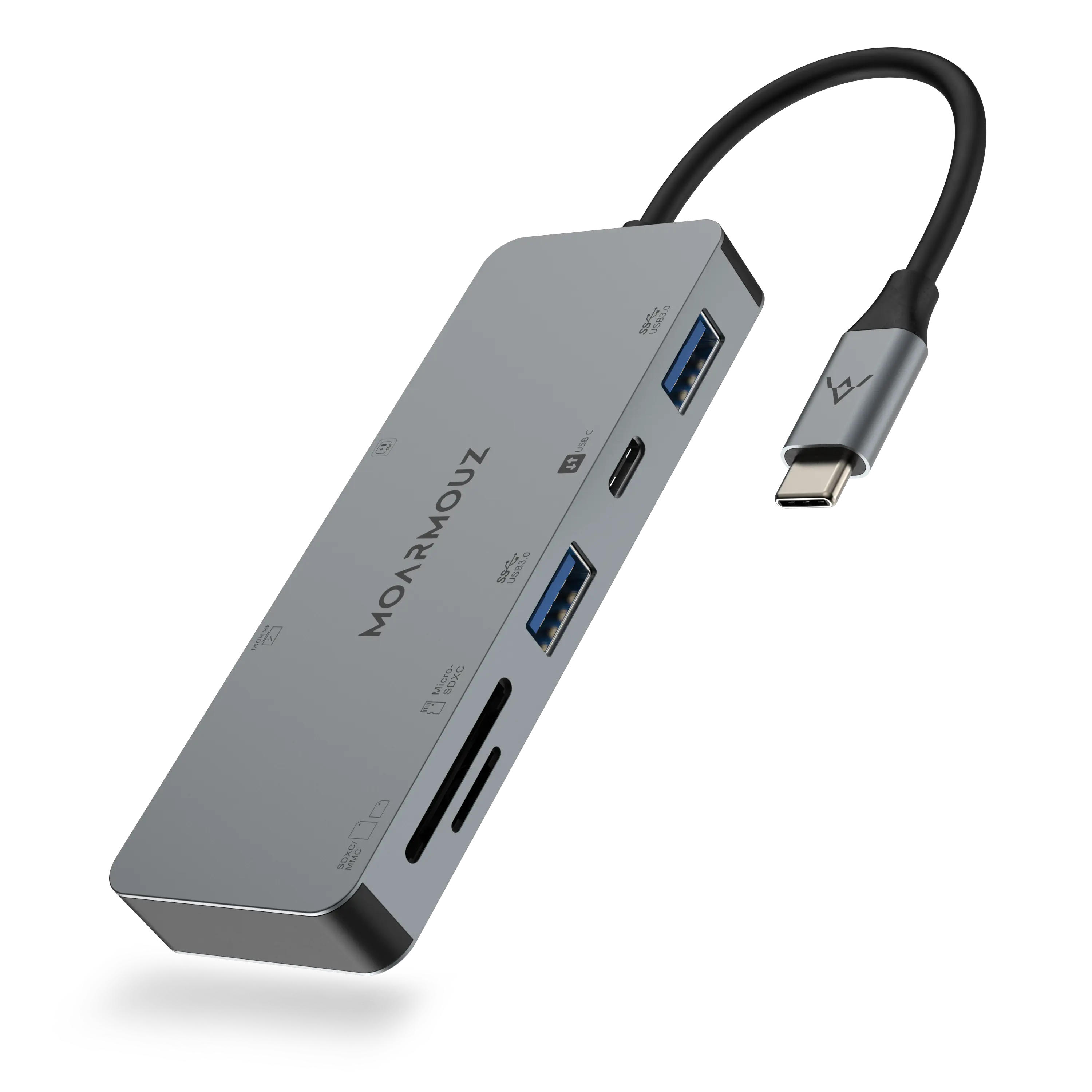 MoArmouz - Type C (USB-C) 7 in 1 Multiport HDMI HUB