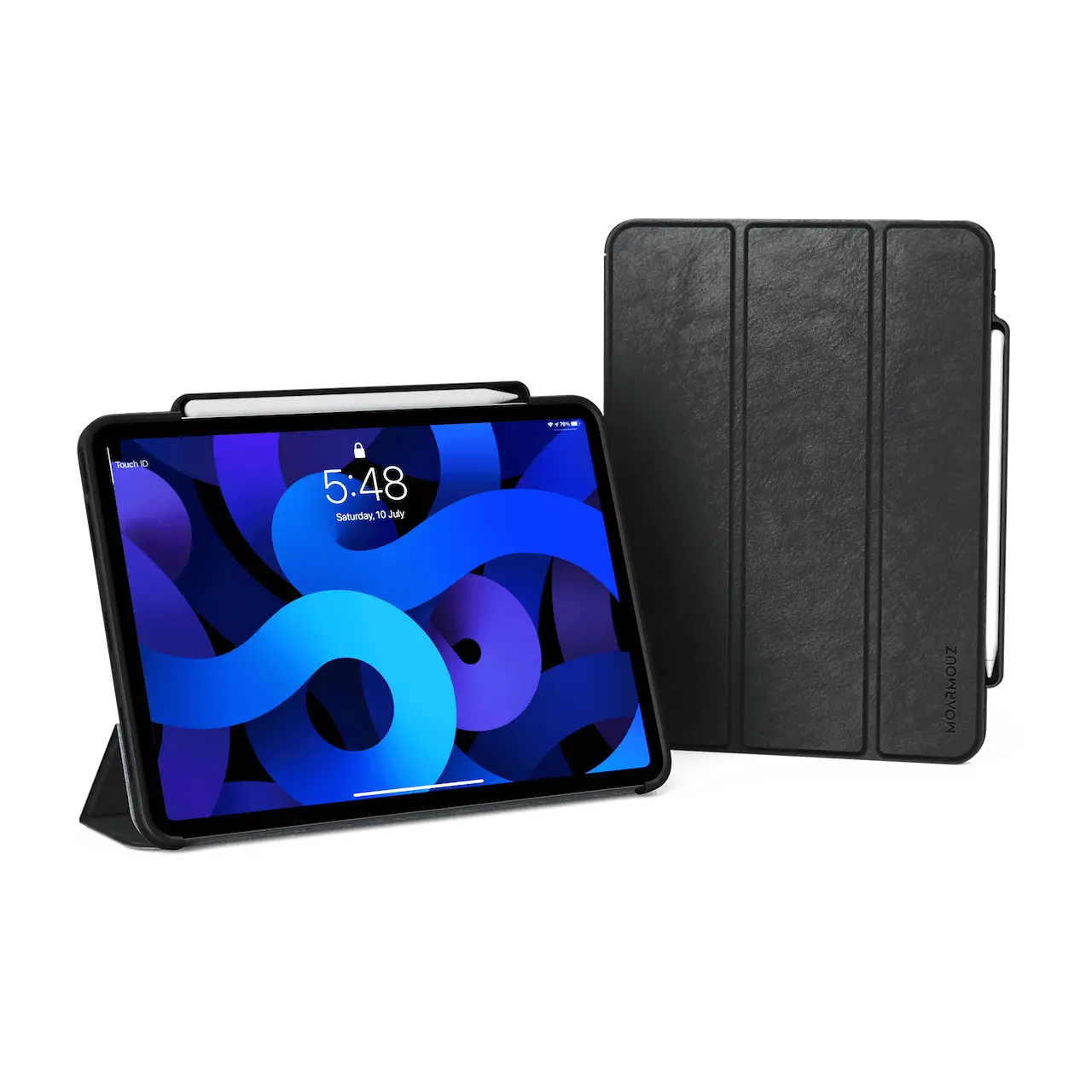 MoArmouz - Folio Smart Cover for iPad Air (5th Gen/4th Gen), 10.9" [Apple Pencil Pair & Charge Supported]