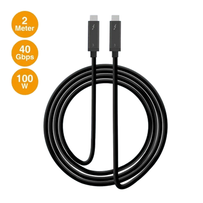 Thunderbolt 3 Active Cable — 100W/40Gbps — Moarmouz