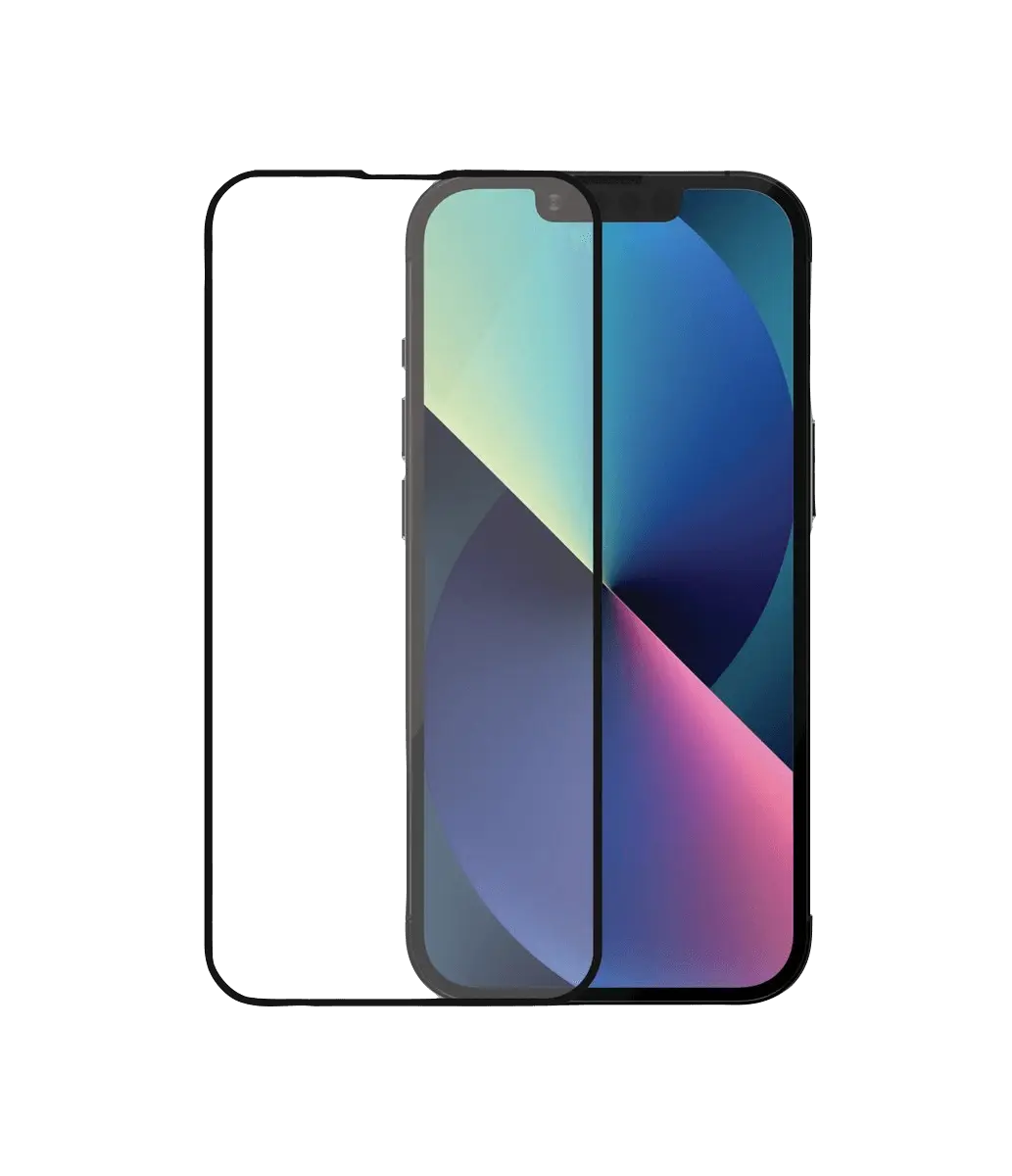 MoArmouz - Curved Anti-Static Tempered Glass Screen Protector for iPhone 13 Pro