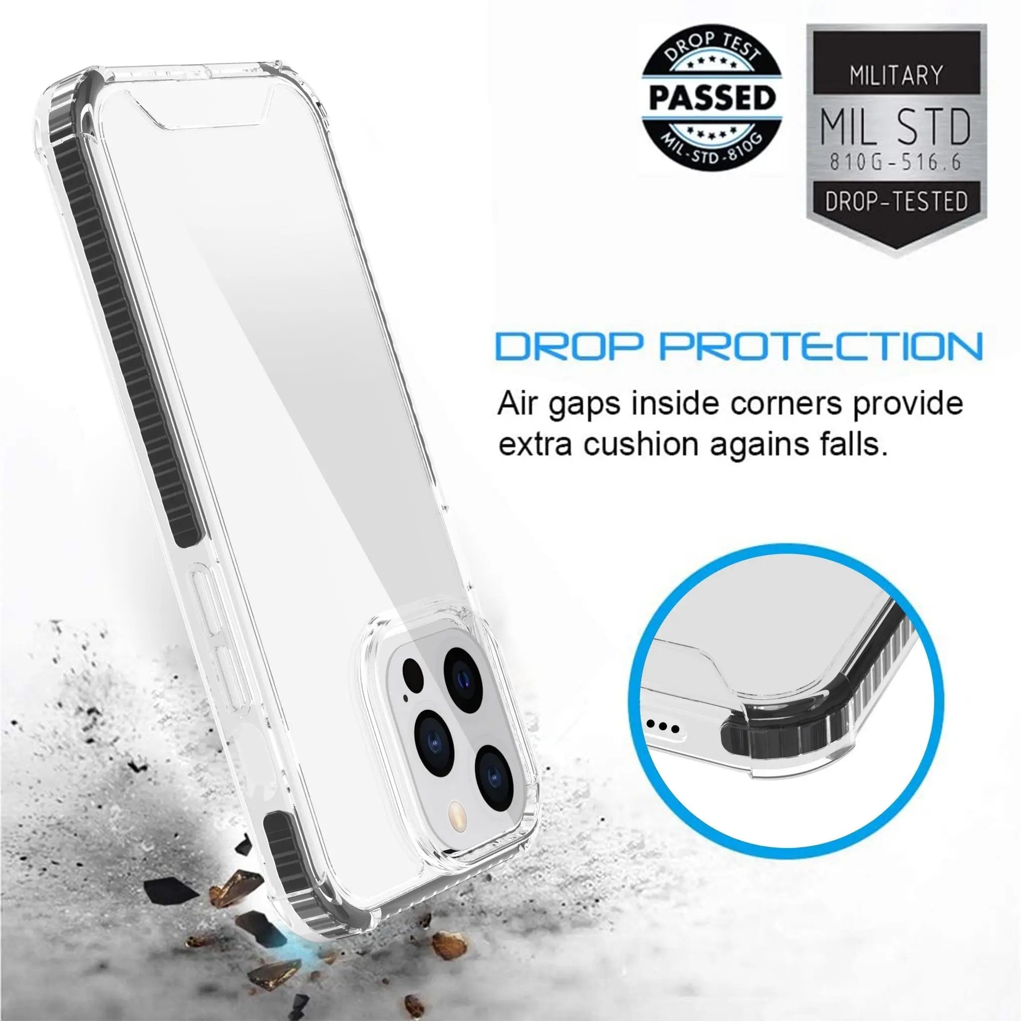 MoArmouz - Shockproof Case for iPhone 13 Pro Max