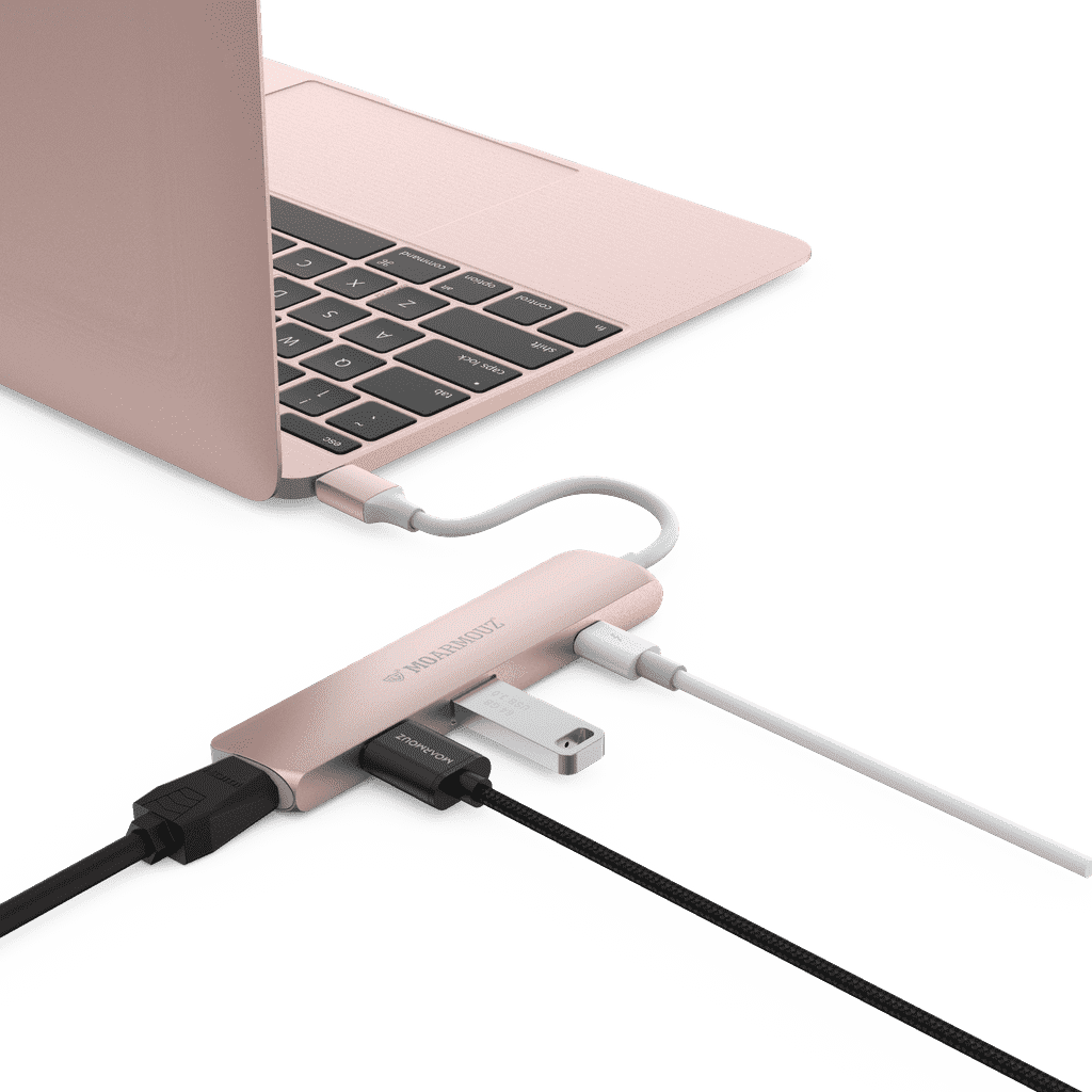 MoArmouz - Type C (USB-C) 4 in 1 Multiport HDMI Hub