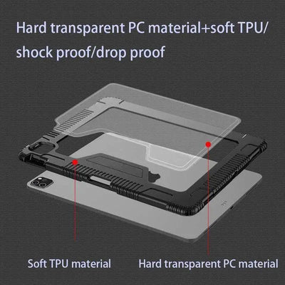 Rugged Smart Cover Kratos Case for iPad Pro 11" (2nd–1st Gen, 2020–2018) — Moarmouz