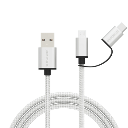 MoArmouz - 2 in 1 USB-C and Micro USB Cable