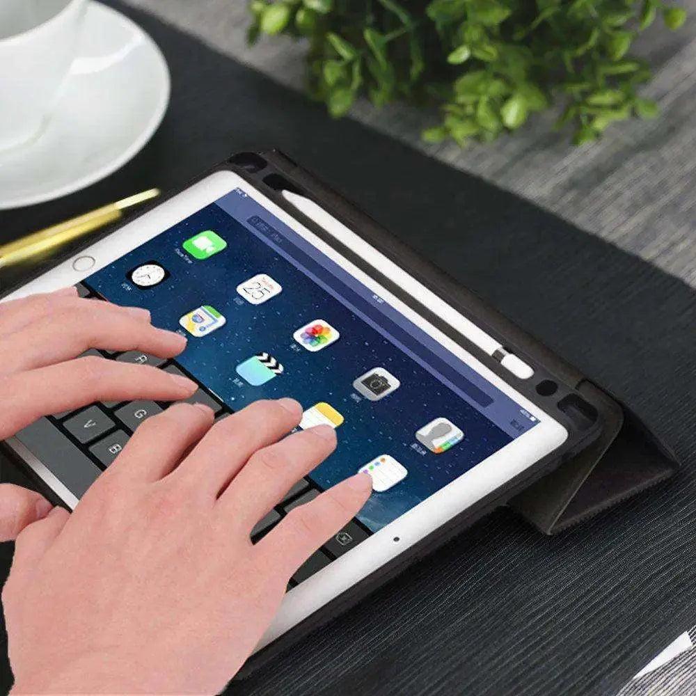 Trifold Stand Smart Case with Pencil Holder for iPad 9.7" (6th Gen, 2018) — Moarmouz