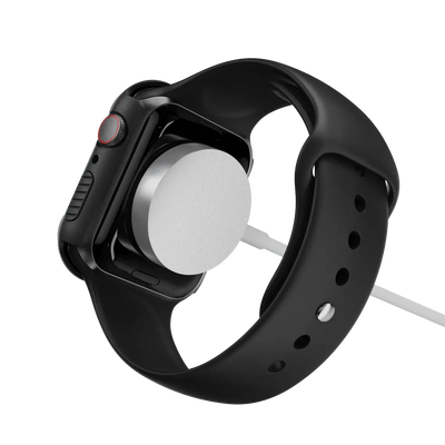 Rugged Armor Case with Tempered Glass Screen Protector for Apple Watch Series 6/5/4 & SE (44mm & 40mm) — Moarmouz