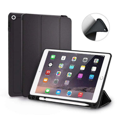 Trifold Stand Smart Case with Pencil Holder for iPad 9.7" (6th Gen, 2018) — Moarmouz