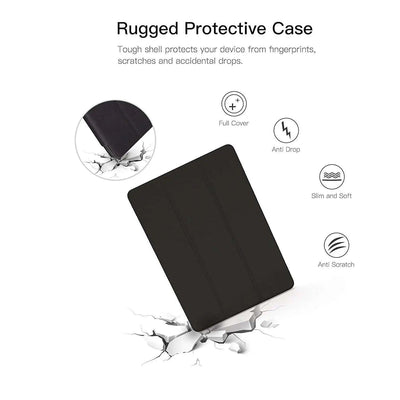 Trifold Stand Smart Case with Pencil Holder for iPad 9.7" (6th Gen, 2018) — Moarmouz