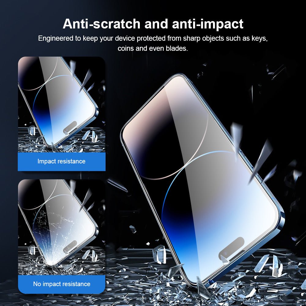 MoArmouz - Curved Anti-Static Tempered Glass Screen Protector for iPhone 14 Pro Max
