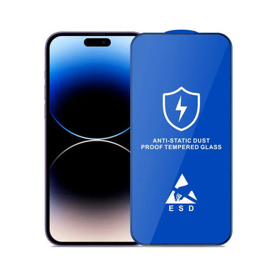 Curved Anti-Static Tempered Glass Screen Protector for iPhone 13 Pro — Moarmouz