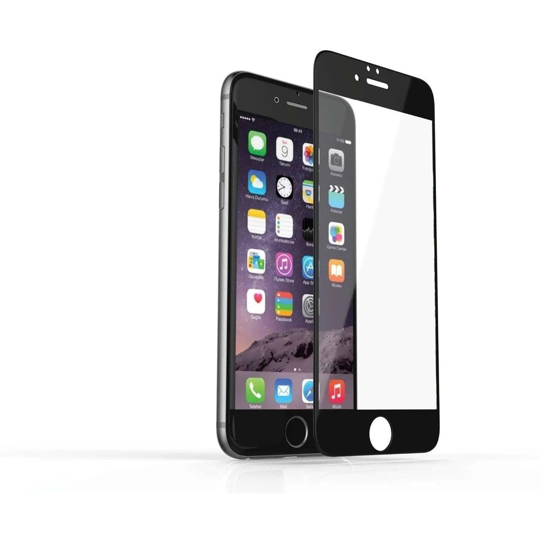 Full Cover Tempered Glass Screen Protector for iPhone 6s Plus/6 Plus — Moarmouz