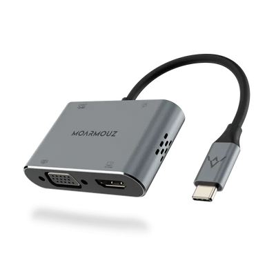 USB-C 4 in 1 Dual Display Hub — Moarmouz