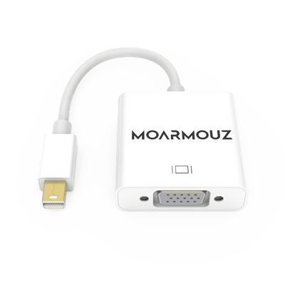 Mini DisplayPort to VGA Adapter — Supports 1080P Full HD Video — Moarmouz